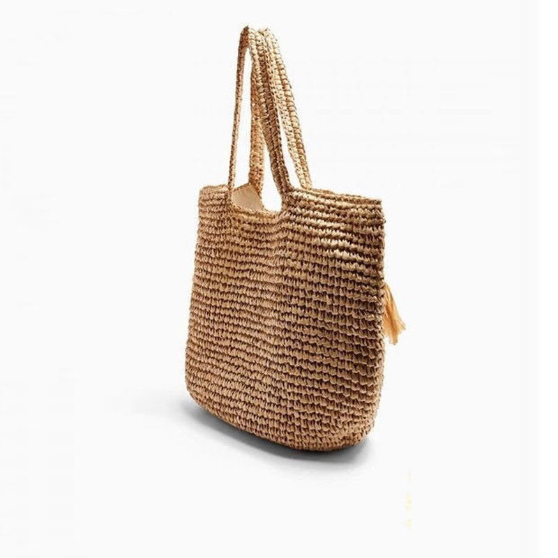 Straw Bag Woven Bag Tassle Straw Bag