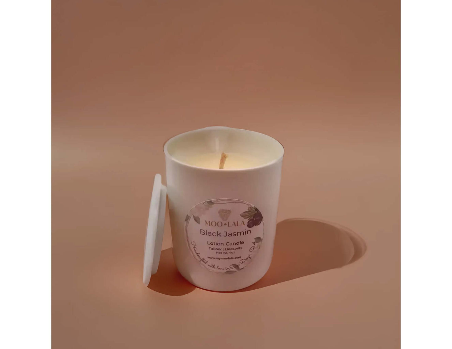 Black Jasmin Suet Tallow Lotion Candle