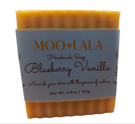Suet Tallow Goat Milk Blueberry Vanilla Soap