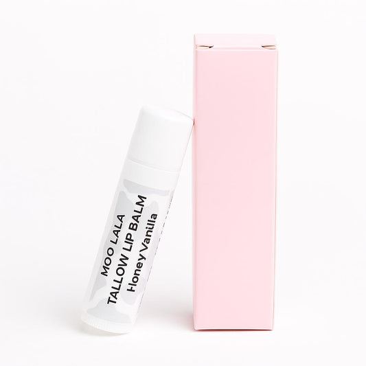 Honey Vanilla Suet Tallow Lip Balm