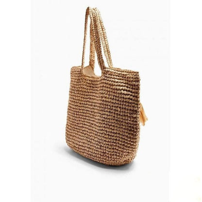 Straw Bag Woven Bag Tassle Straw Bag