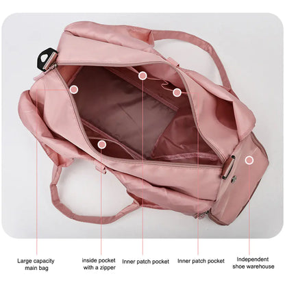 Waterproof Women's Fitness Training and Travel Bags