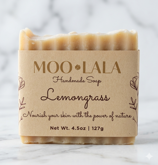 Suet Tallow Goat Milk Lemongrass Soap